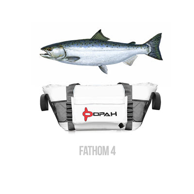 Fathom 4 Insulated Cooler Bag, Salmon 44"L x 12"W x 18"H