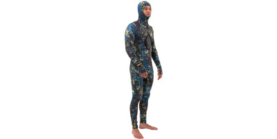 LONG SLEEVE HOODED RASH GUARD W/ BEAVERTAIL - AURUM-TEK