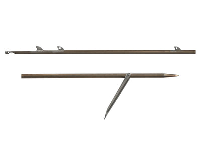 SpearPro Evo Euro 8.0mm Single Flopper Shaft 4 Sharkfins