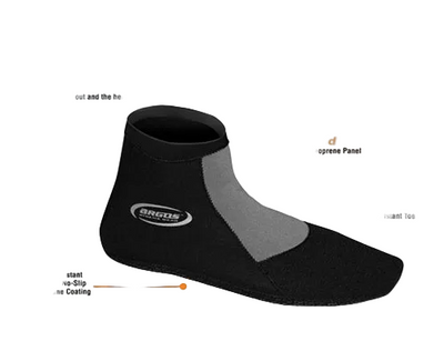 Argos Stealth Booties 2mm Shorty