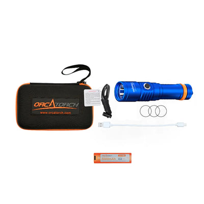 OrcaTorch D710 3000 Lumens Dive Light