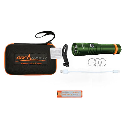 OrcaTorch D710 3000 Lumens Dive Light