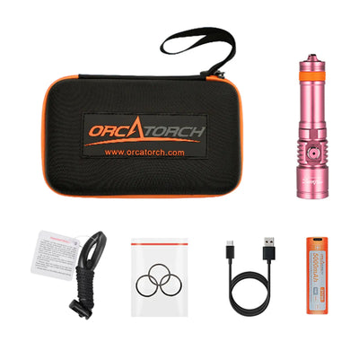 OrcaTorch D710 3000 Lumens Dive Light