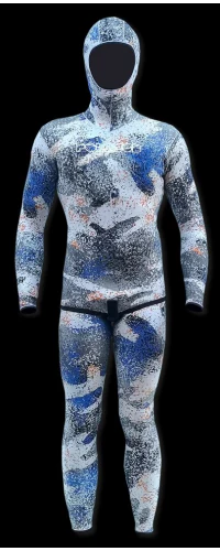 PoloSub DOUBLE LINED Exterior and Interior Snow Camo Women's Wetsuit - 5.5mm