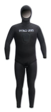 PoloSub Lined Open Cell Black Mens Wetsuit - 7.0mm