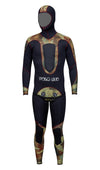 PoloSub Lined Open Cell Brown Camo Mens Wetsuit 5.5mm