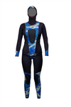 PoloSub Lined Open Cell Blue Camo Womens Wetsuit 5.5mm