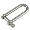 SpearPro 316 Marine Stainless Steel Long D Shackle 5/32"