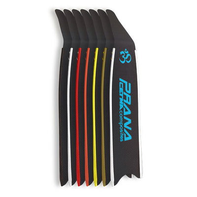 CETMA Composites PRANA Carbon Fin Single Blade- For CETMA S-Wing Footpockets Single Blade